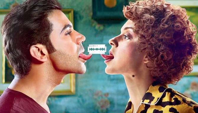 Mental Hai Kya Kangana Ranaut Rajkummar Rao Movie Poster