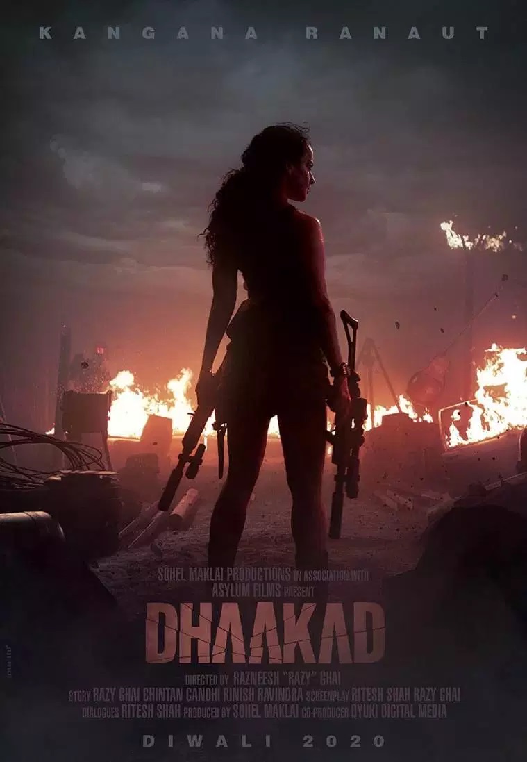 Kangana Ranaut first look Dhaakad